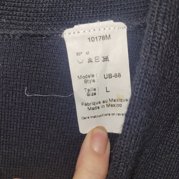 Vintage A&P Fresh Obsessed Varsity Cardigan Retail Workwear Large - Picture 5 of 7